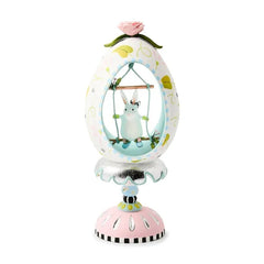 Patience Brewster Rabbit Pedestal Egg