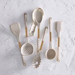 Mocha Check Spoon