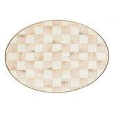 Courtly Check Small Oval Platter