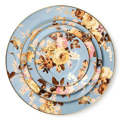 Sterling English Garden Enamel Serving Platter