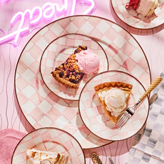 Rosy Check Serving Platter