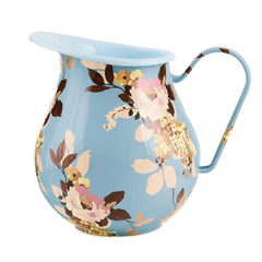 Violet Check Pitcher