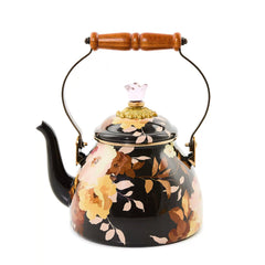 Wild Rose Mauve 2 Quart Tea Kettle
