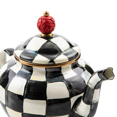 Emerald Check 4 Cup Teapot