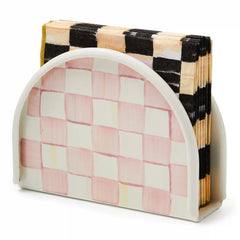 Sterling Check Napkin Holder