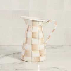 Emerald Check Large Practical Pitcher