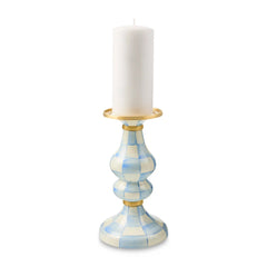 Rosy Check Large Pillar Candlestick