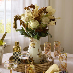 Wild Rose Slate Tall Vase