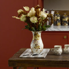 Sky Check Tall Vase