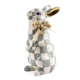 Sterling Check Resting Bunny