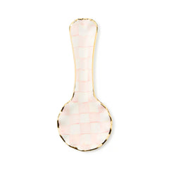 Rosy Check Ceramic Spoon Rest