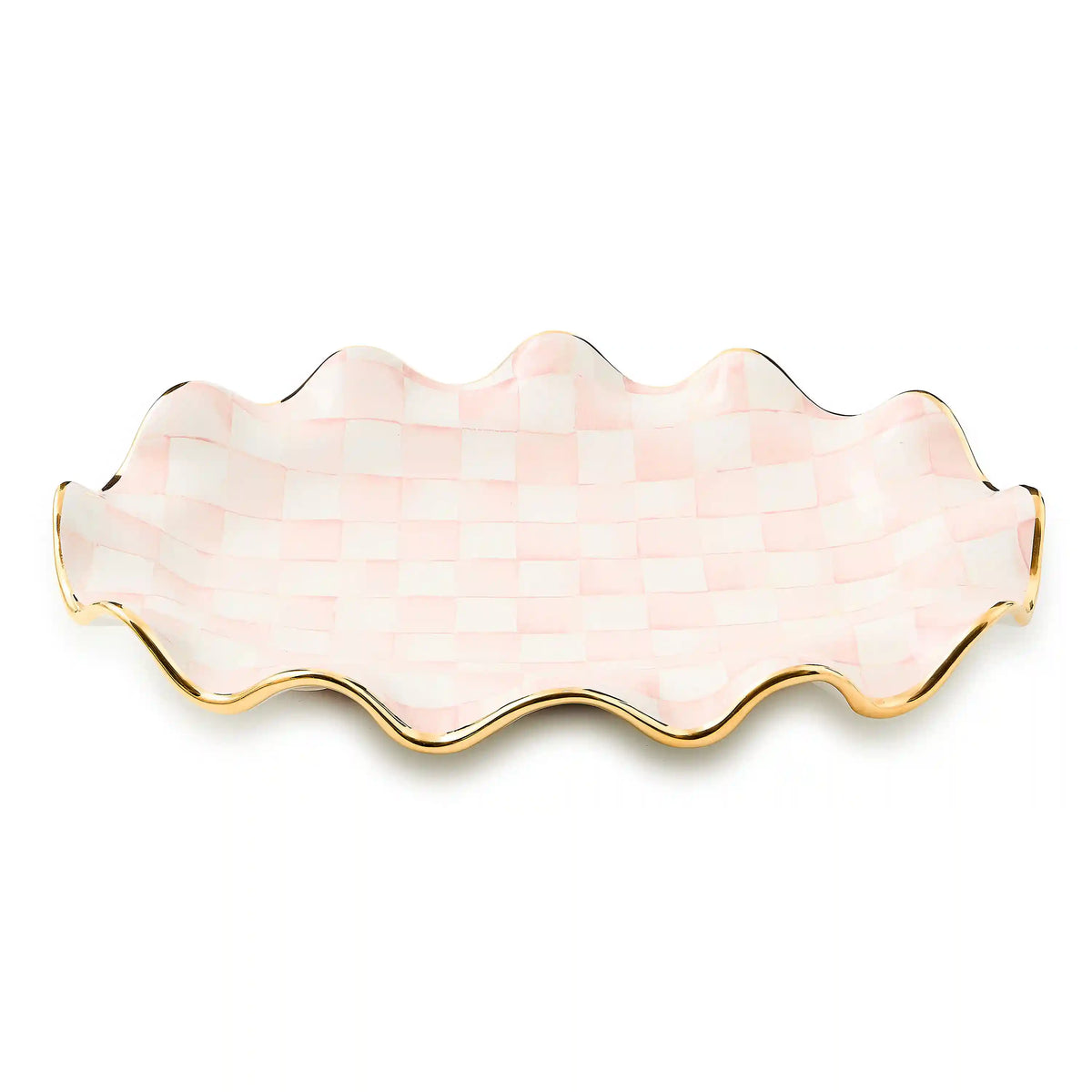 Courtly Check Ceramic Serving Platter