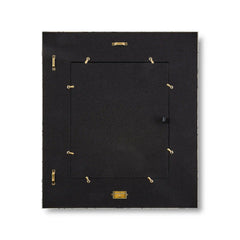 Mocha Check Enamel Wall Mirror