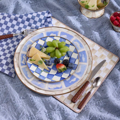 Sterling Check Cork Back Placemats, Set of 4