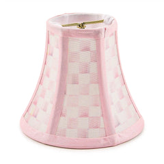 Mocha Check Chandelier Shade