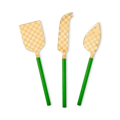 Emerald Cheese Knife Set