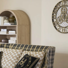 Courtly Check Small Farmhouse Wall Clock