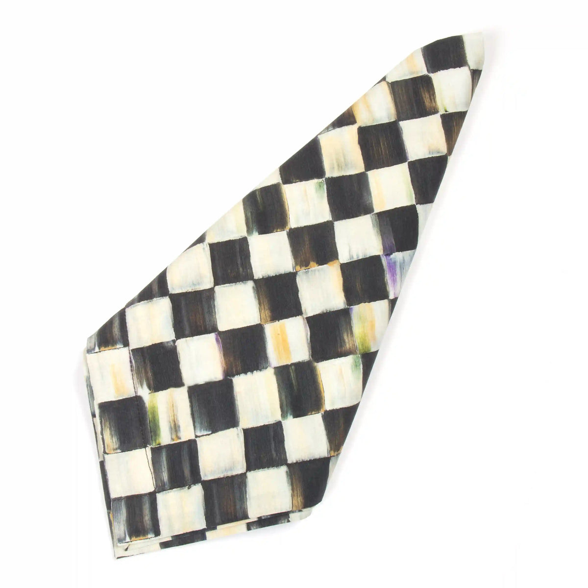 Mocha Check Printed Napkin