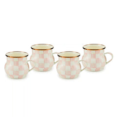 Violet Check Mug