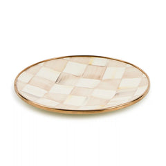 Violet Check Teacup