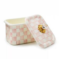 Courtly Check Recipe Box