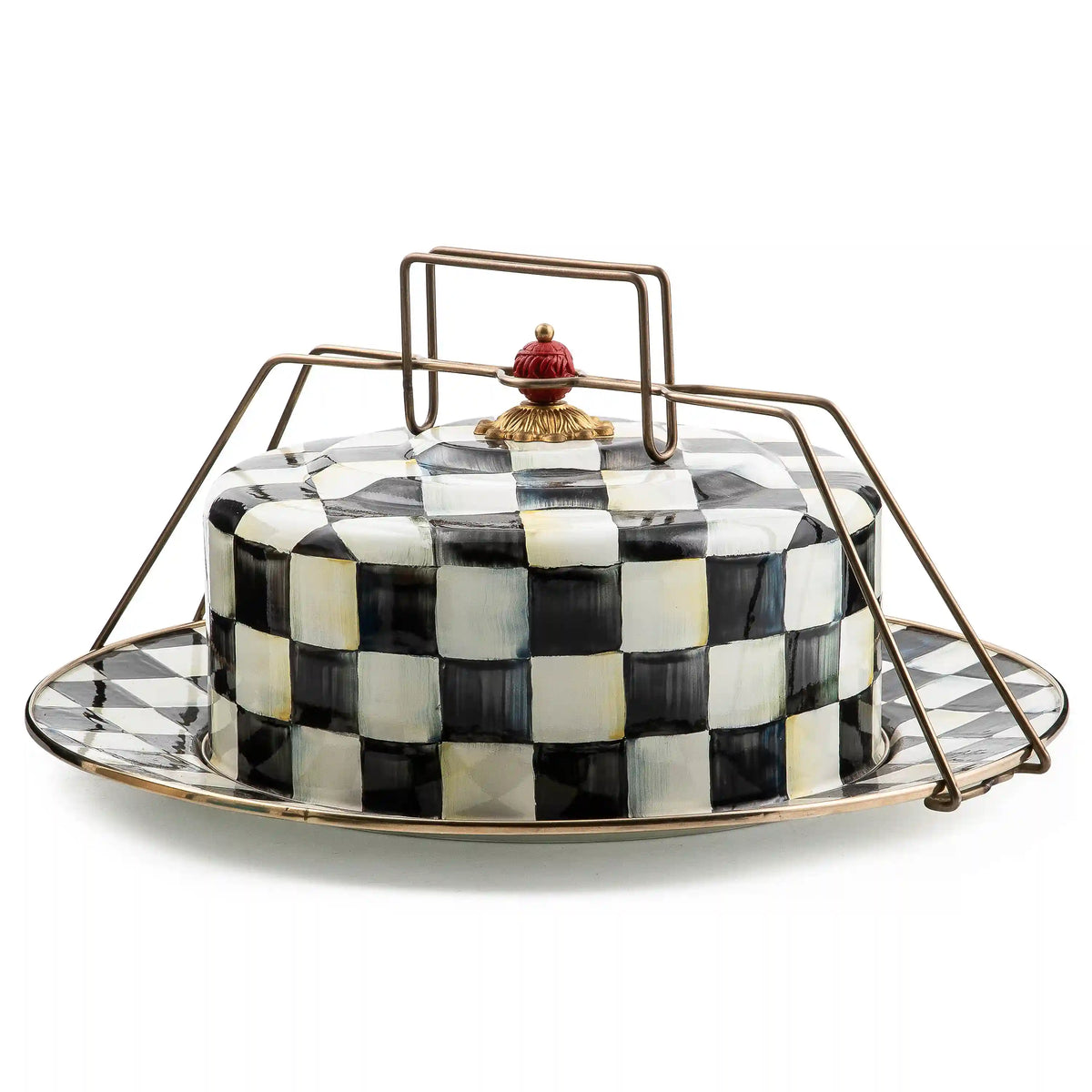 Wild Rose Slate Cake Carrier