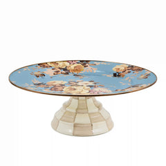 Wild Rose Mauve Small Pedestal Platter