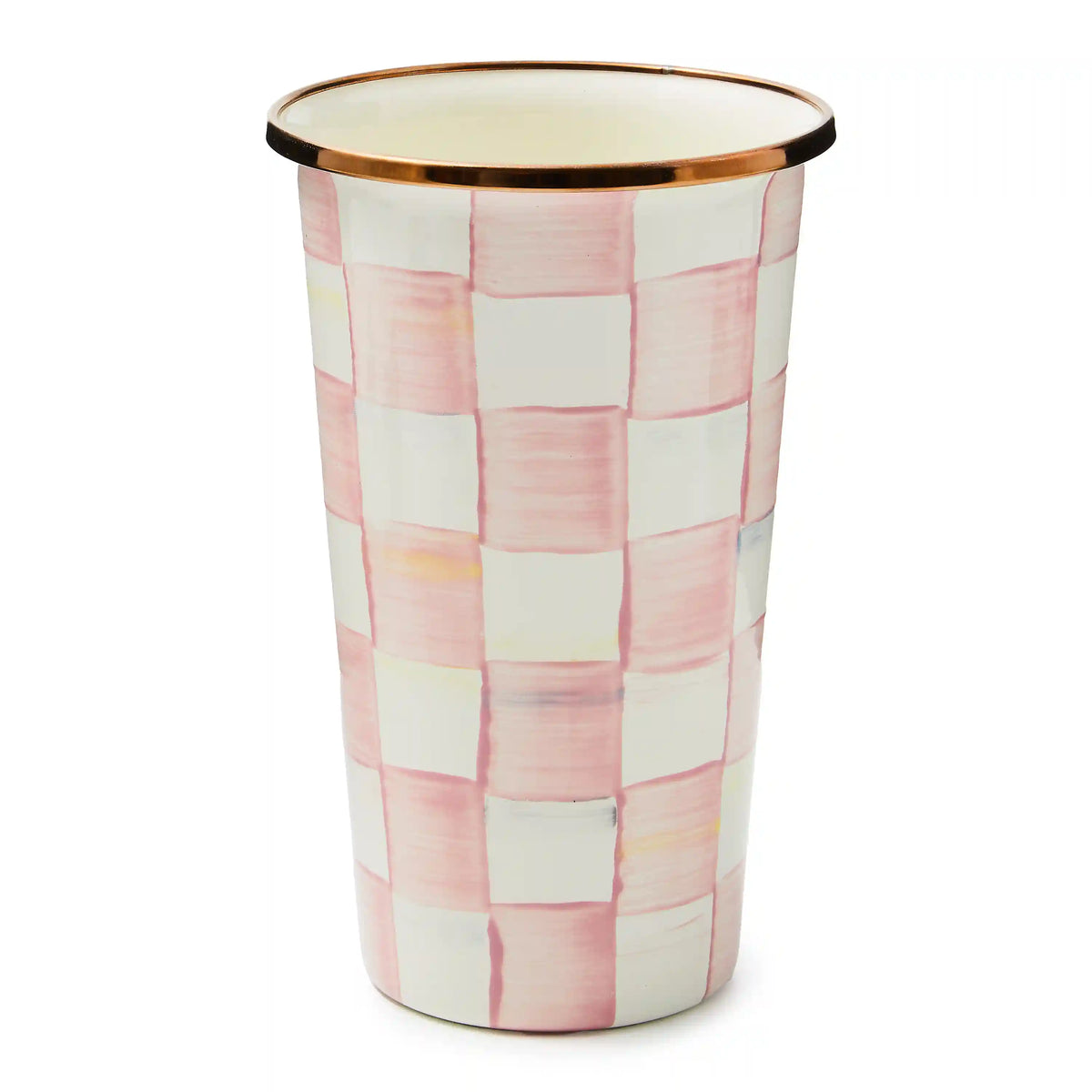 Mocha Check 10 Ounce Tumbler