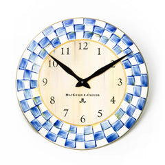 Courtly Check Wall Clock
